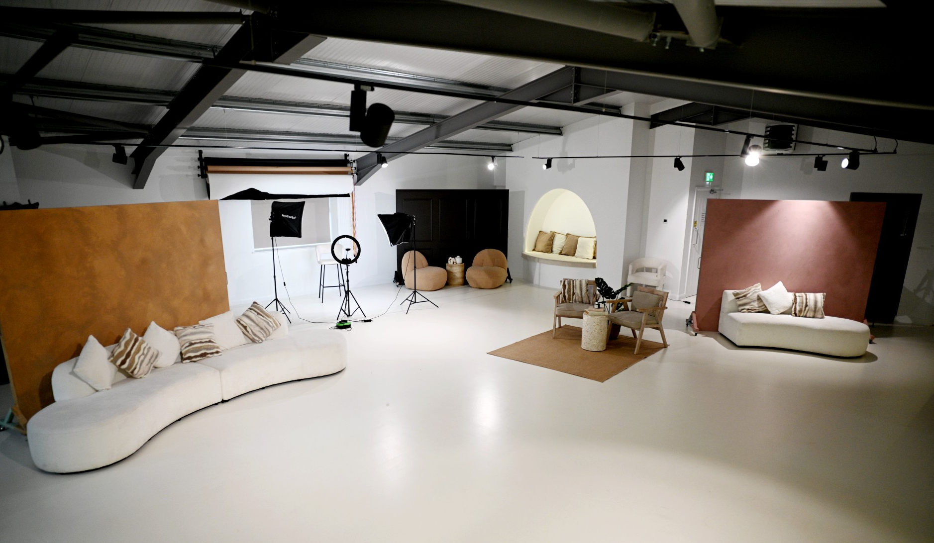 Styled creative photography studio